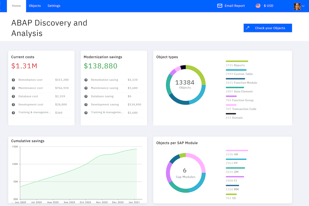 ABAPDashboard3 Screenshot