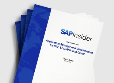 Market research: Application Development Strategy Benchmarks for SAP Users