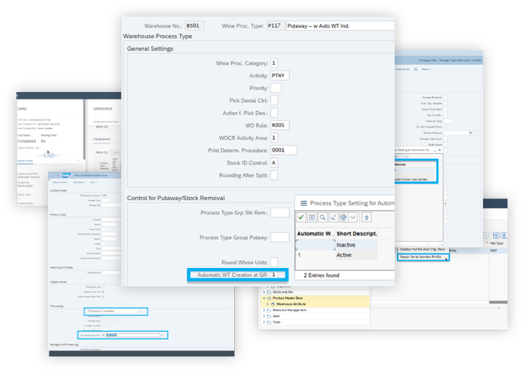 SAP EWM Apps Screenshots