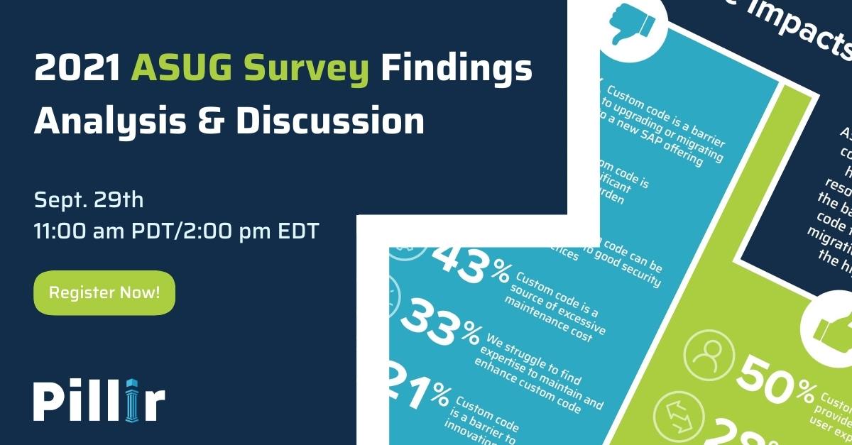 ASUG Survey Webinar Promo - General