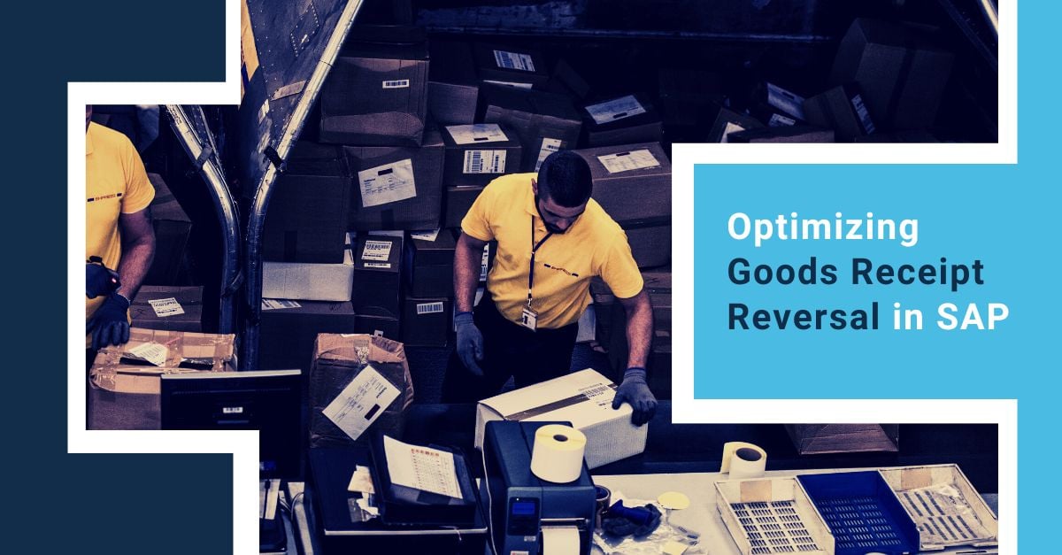 Optimize Goods Receipt Reversal in SAP